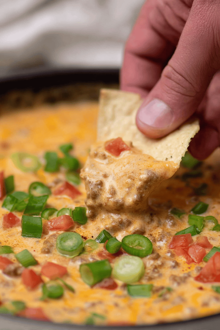 Ultimate Game Day Cheese Rotel Dip Upgrade