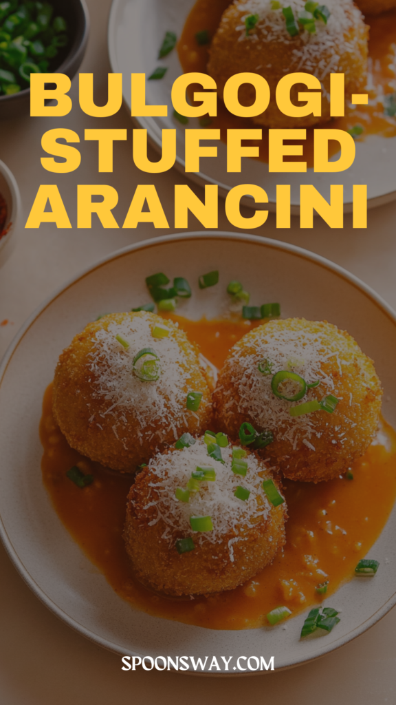 Bulgogi-Stuffed Arancini
