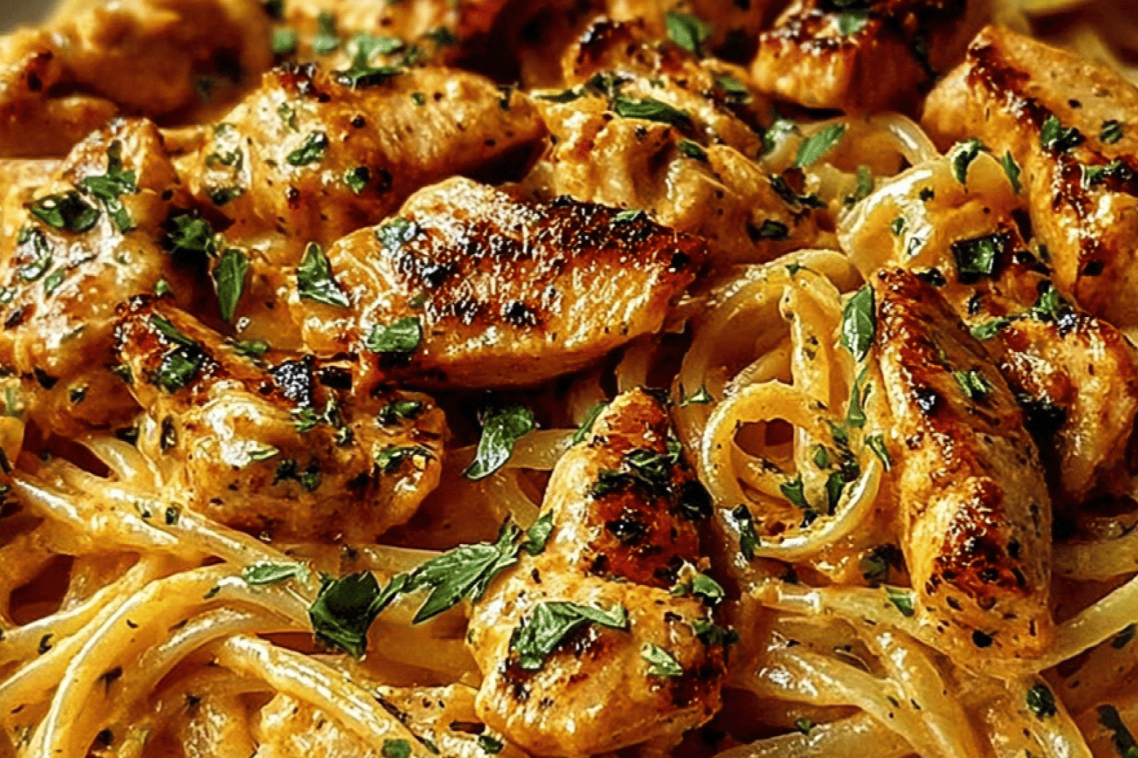 Easy Cowboy Butter Chicken Linguine