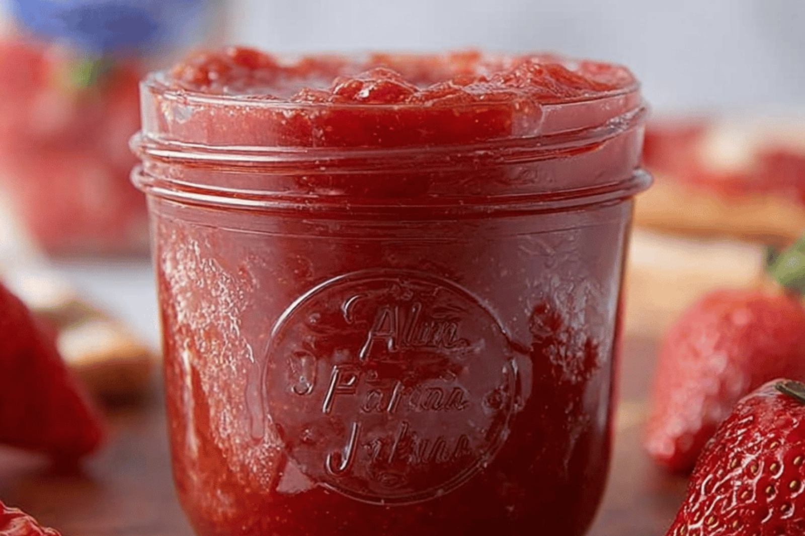 Easy Strawberry Rhubarb Jam Without Pectin