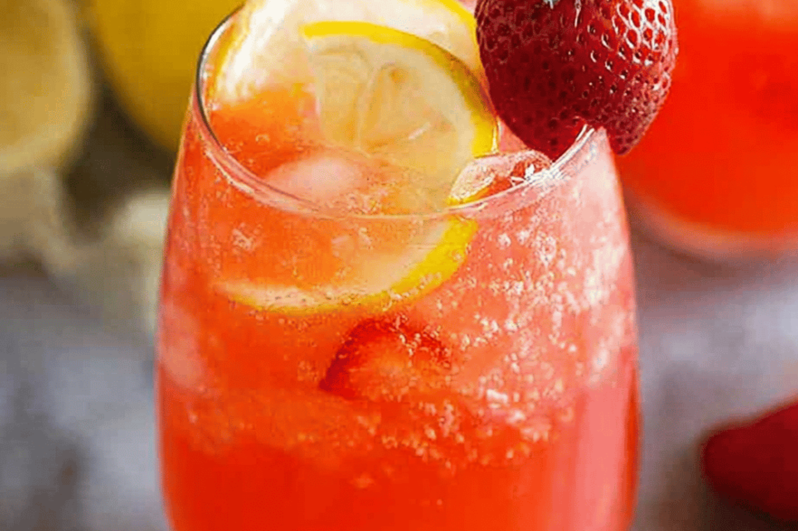 Fresh Homemade Strawberry Lemonade for Summer