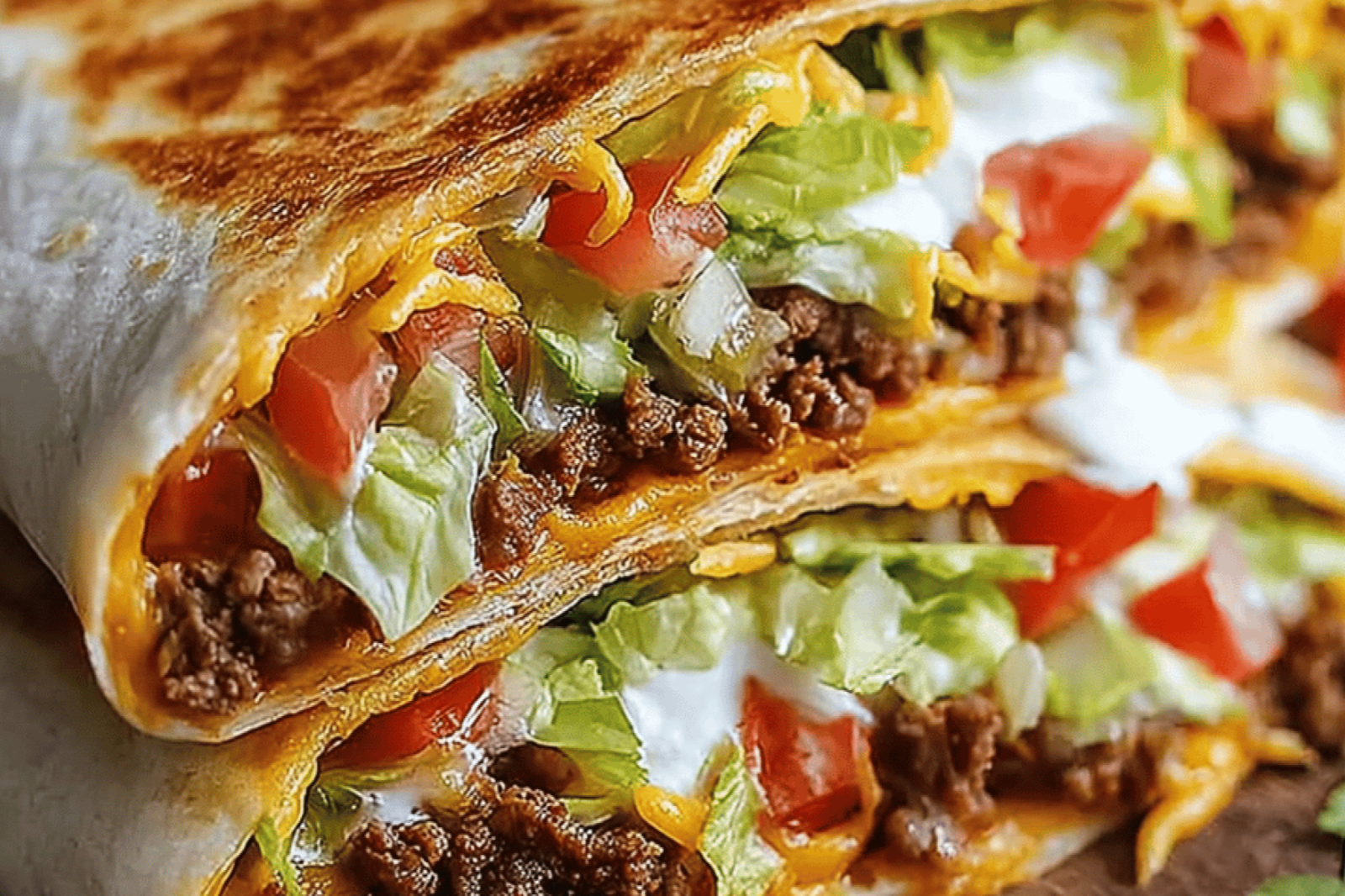 Homemade Taco Bell Crunchwrap Supreme Recipe