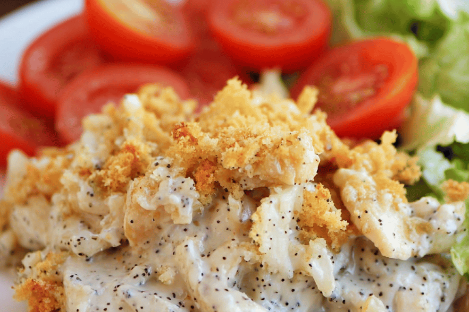 Southern Poppy Seed Chicken Casserole