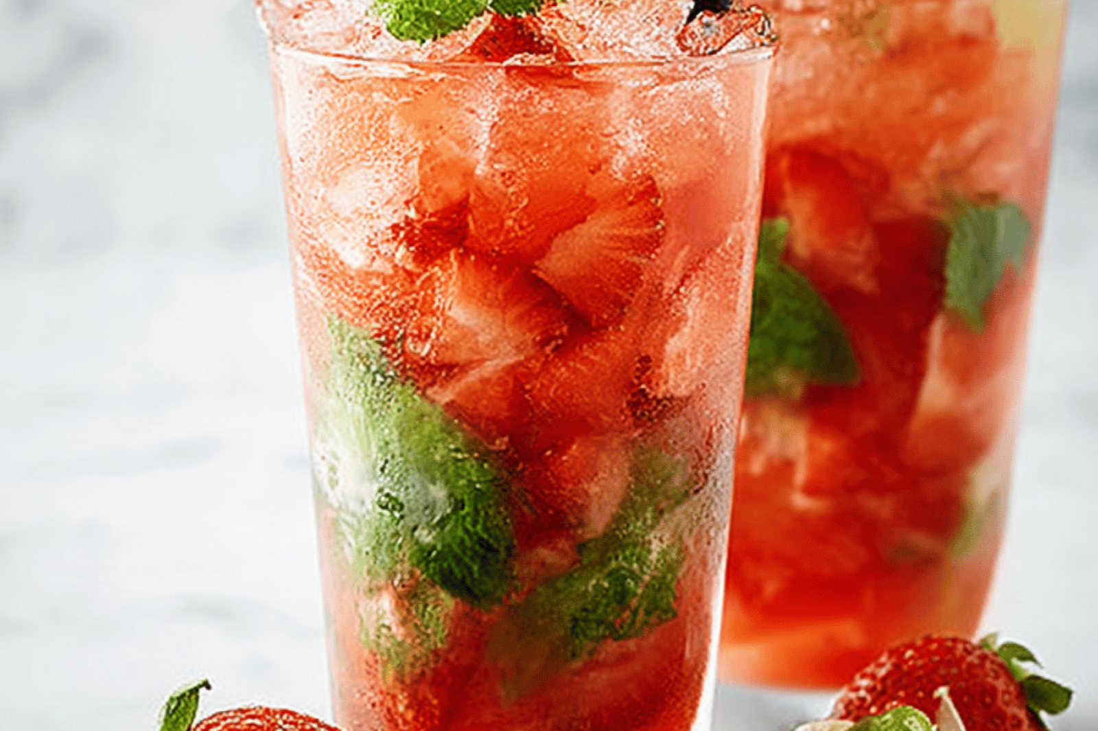 Strawberry Mojito Summer Refresher