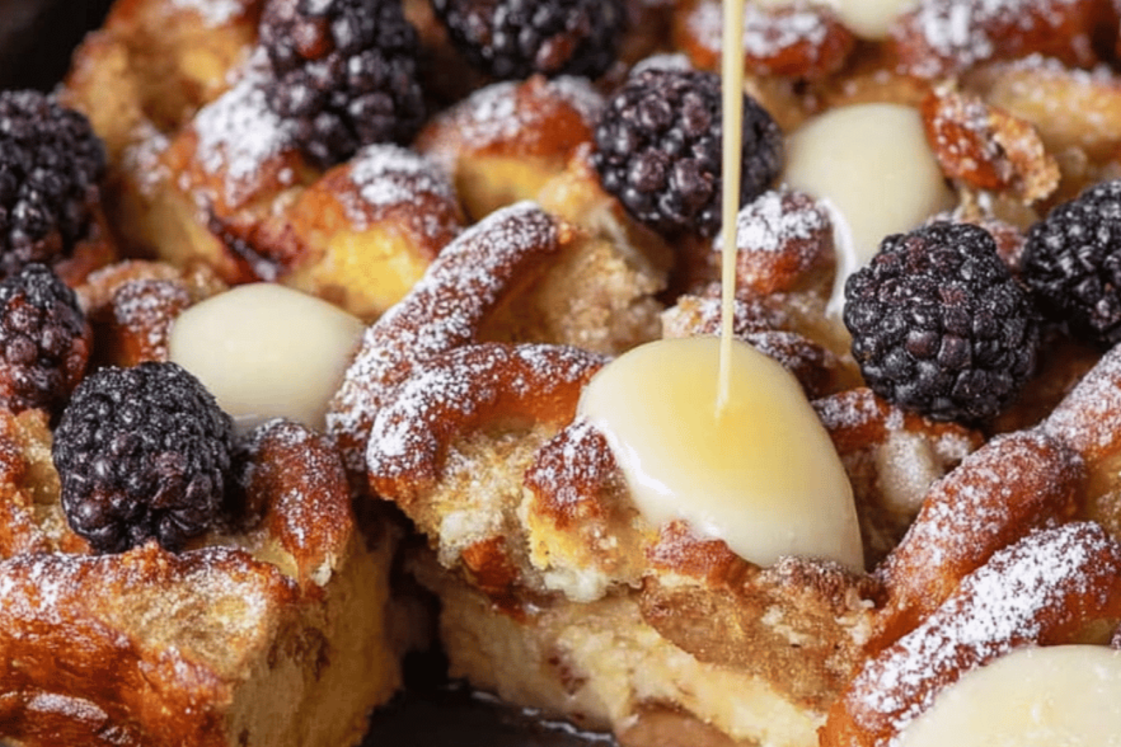 Sweet & Salty Pretzel French Toast Bake Delight