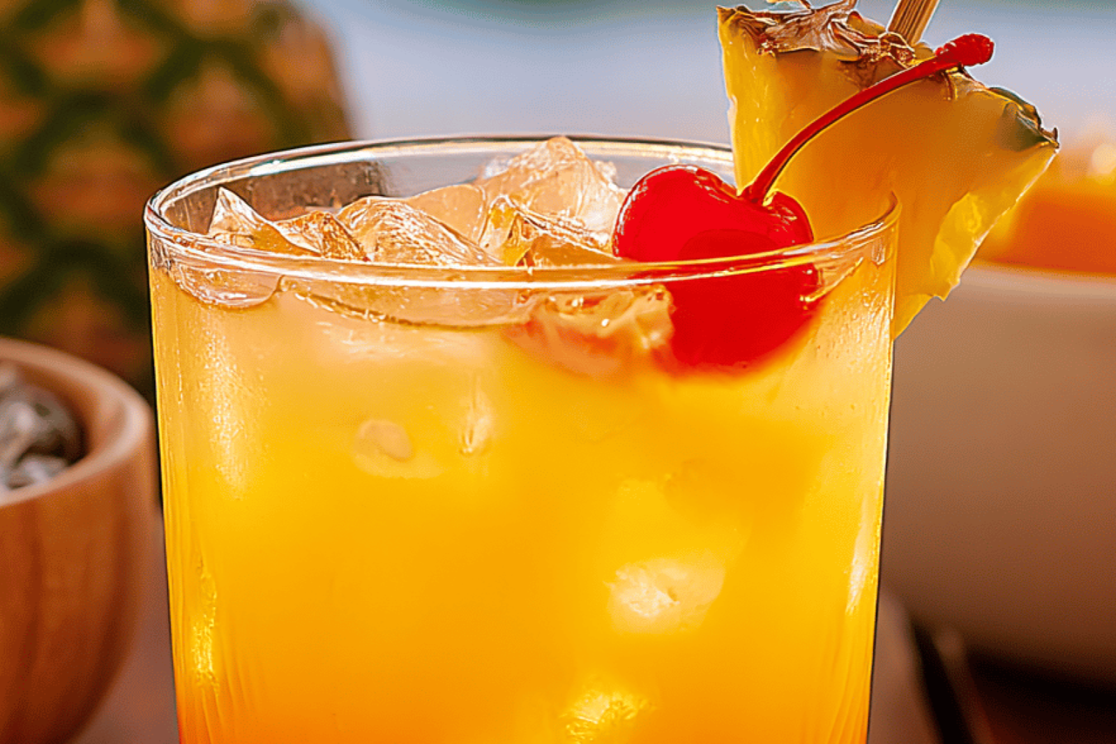 Tropical Malibu Sunset Cocktail Recipe