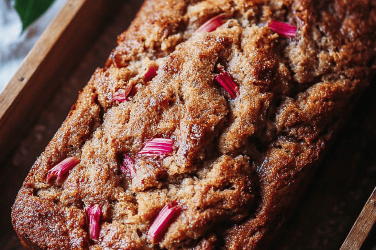 Cinnamon Rhubarb Bread for Cozy Mornings