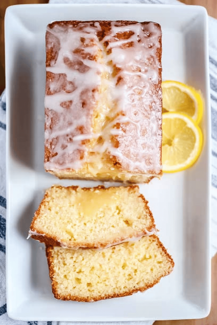 Bright Lemon Curd Loaf Cake Delight