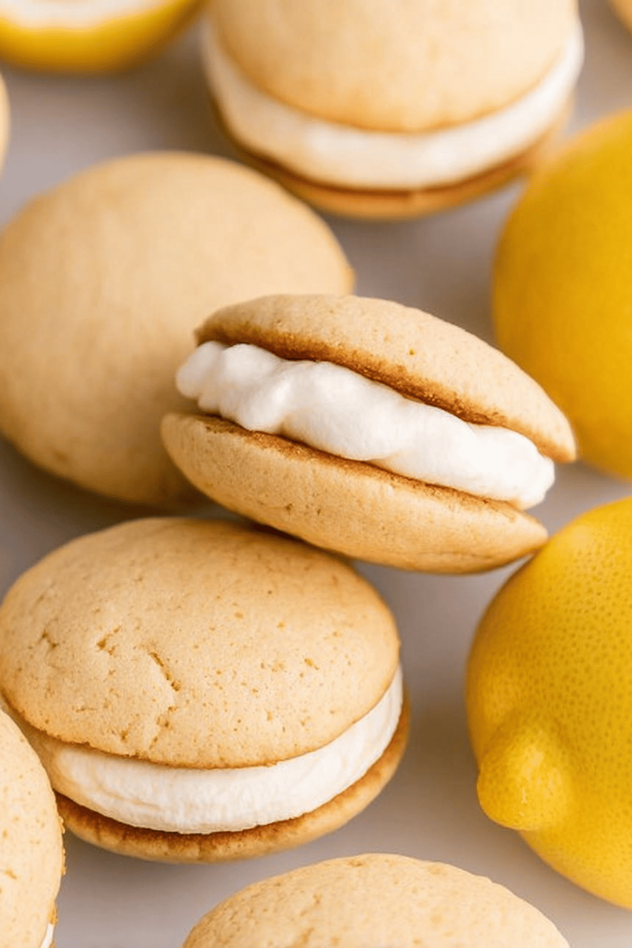 Bright Lemon Whoopie Pie Delights