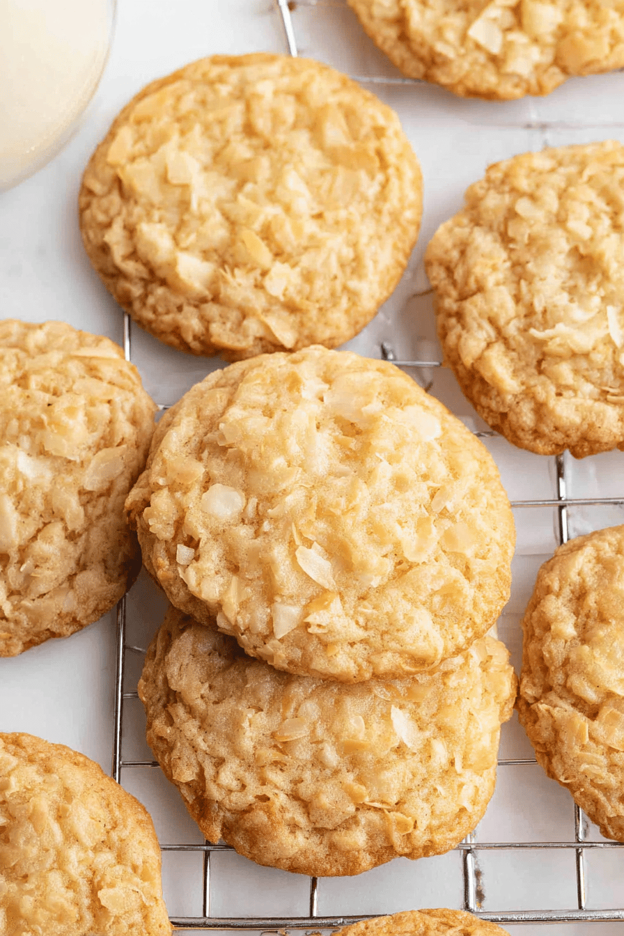 Chewy Buttery Coconut Cookies for Sweet Cravings