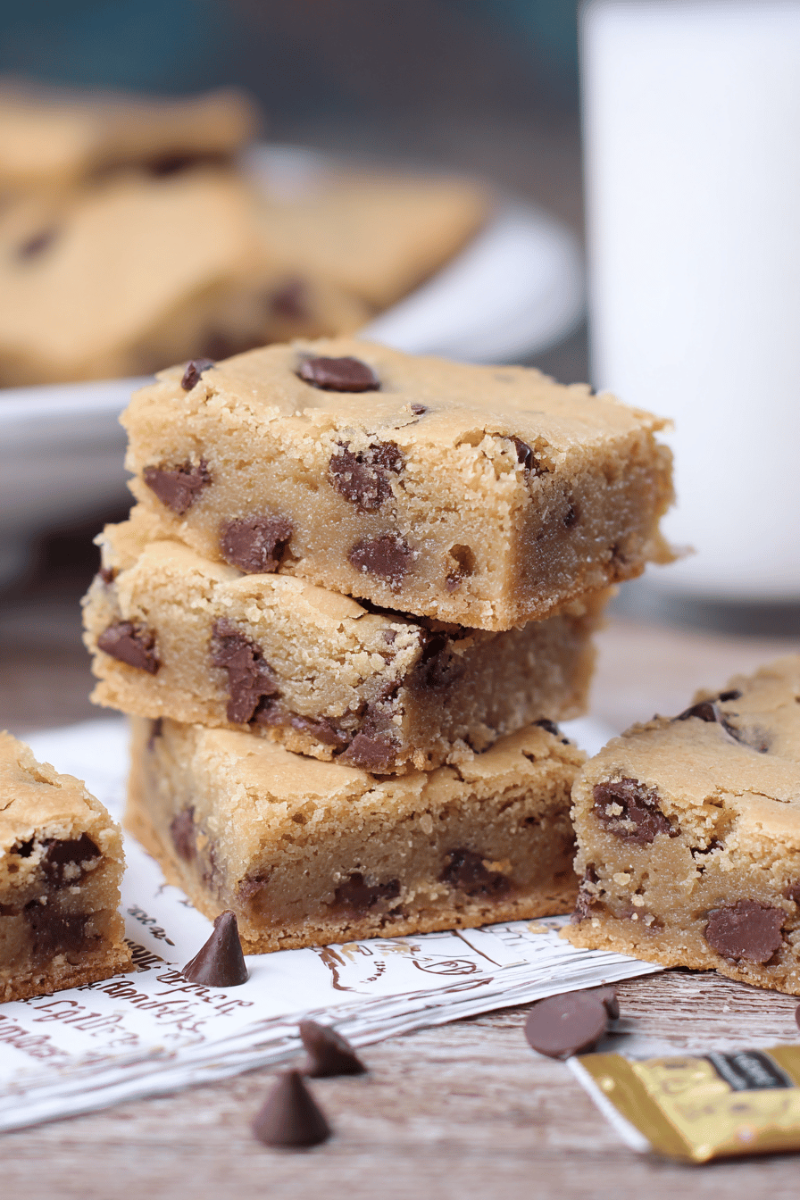 Classic Chewy Chocolate Chip Cookie Bars