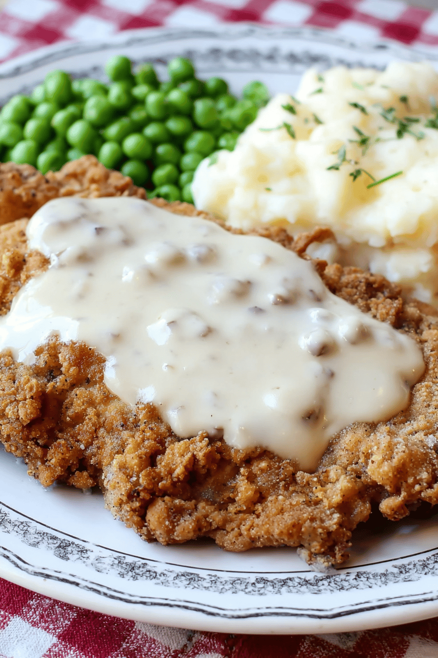 Classic Southern Chicken Fried Steak with Creamy Gravy