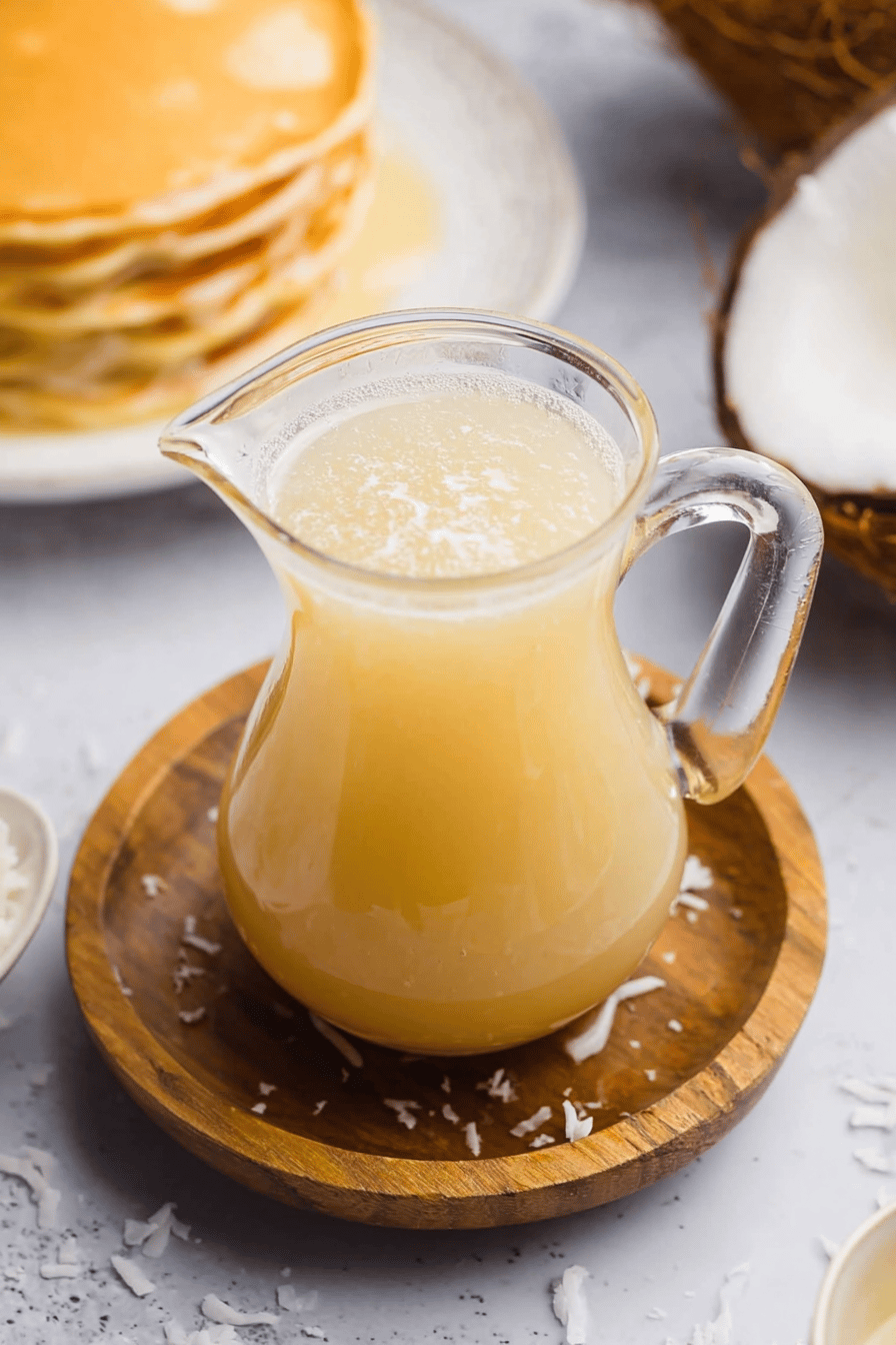 Creamy Coconut Butter Syrup Delight