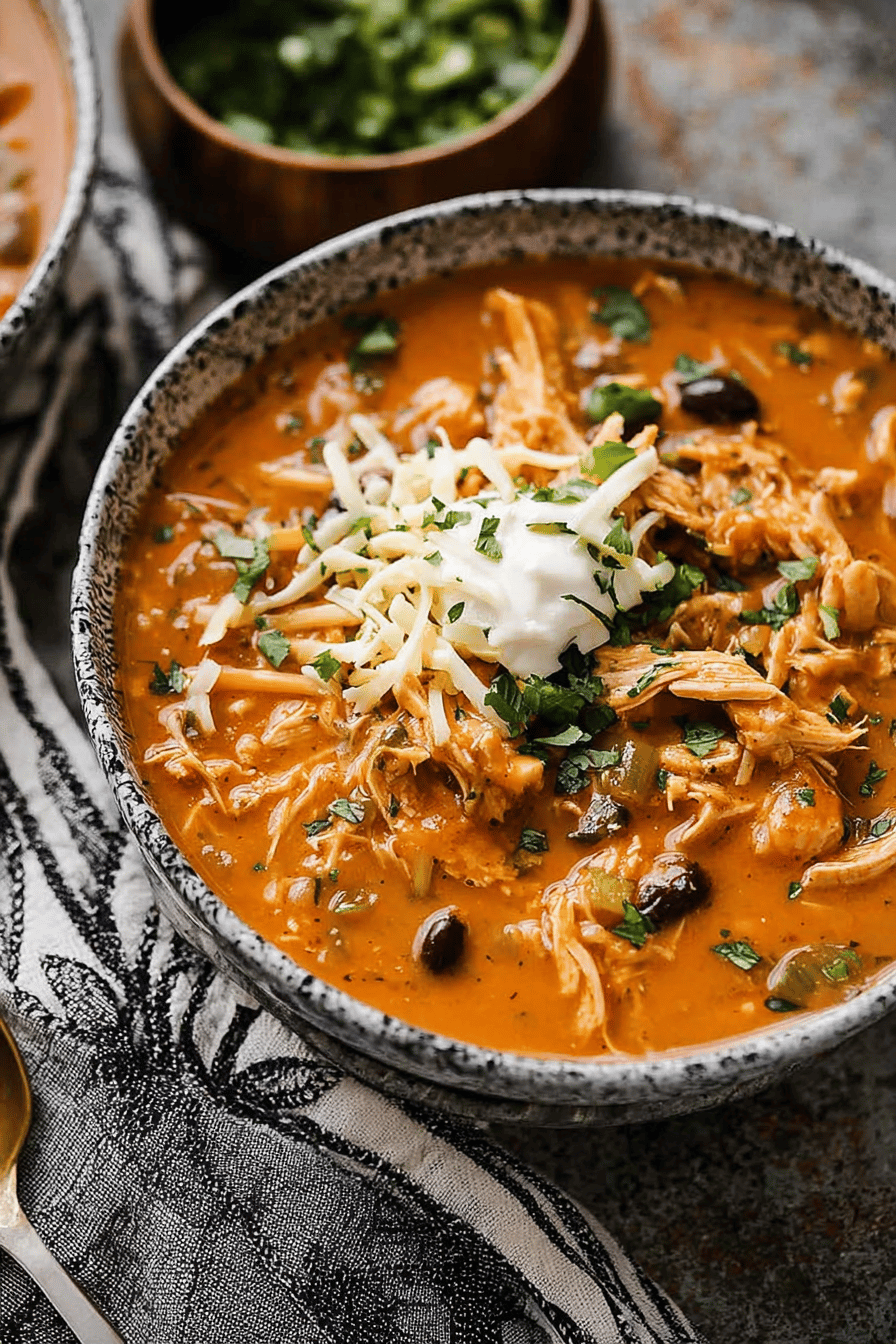 Creamy Instant Pot Chicken Enchilada Soup