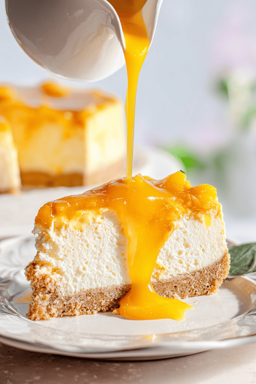 Creamy Peach Cheesecake Delight