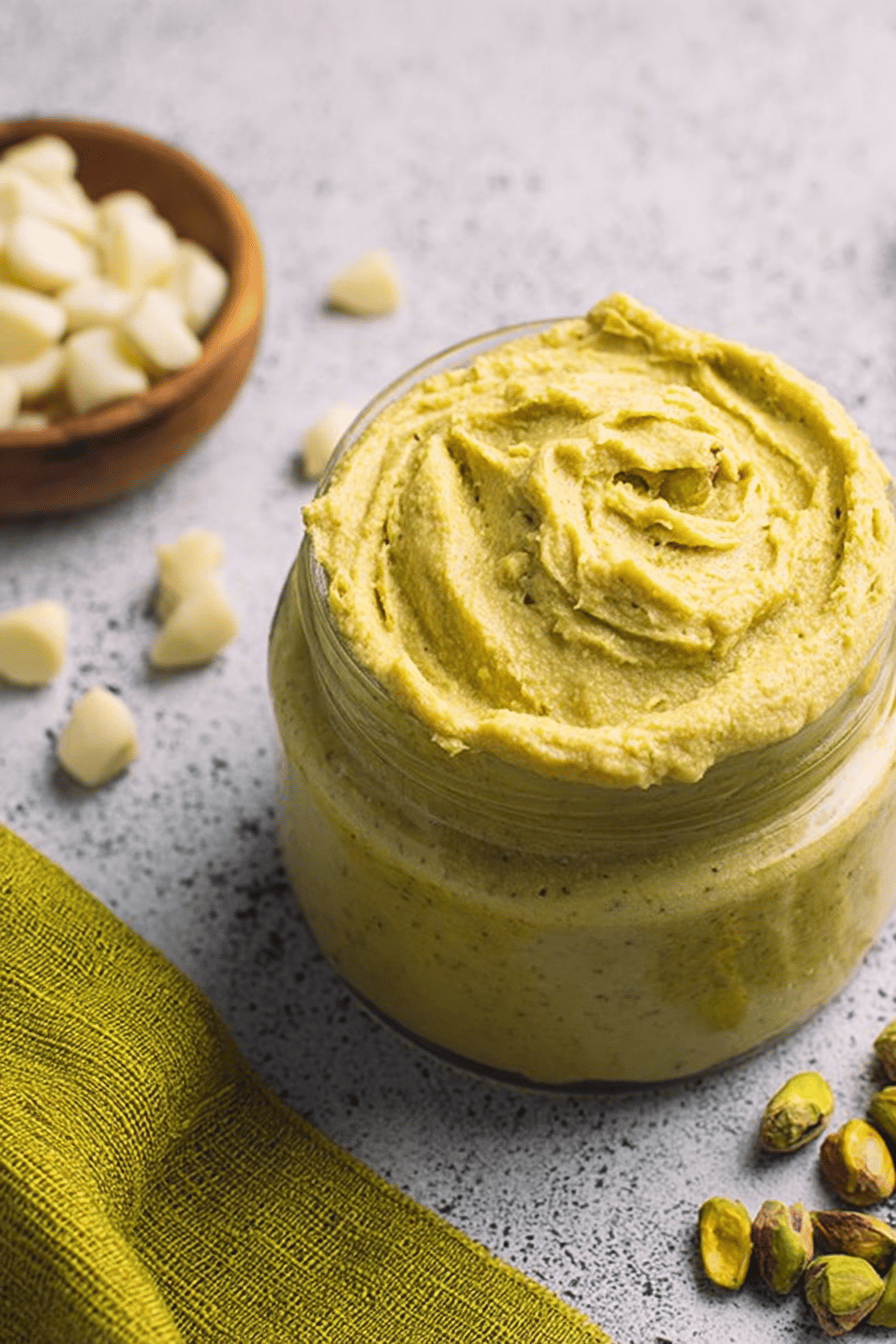 Creamy Pistachio Spread Inspired by Dubai Chocolate Bar