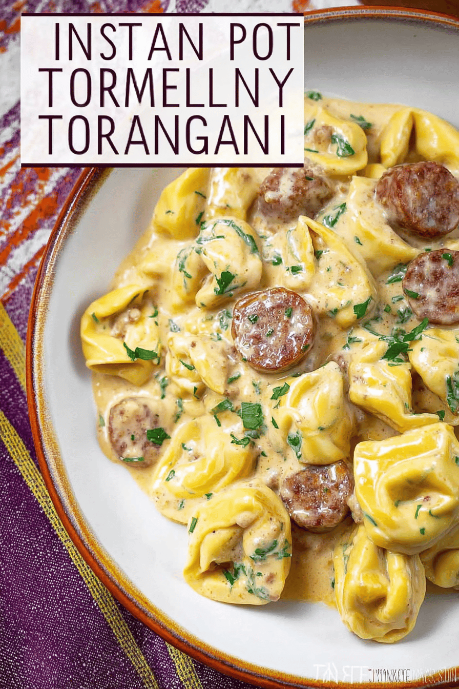 Creamy Sausage Tortellini in Italian Sauce