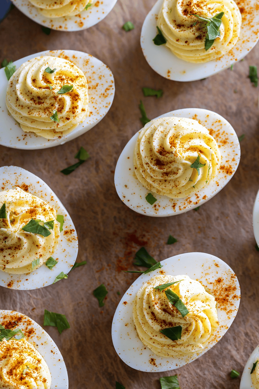 Creamy Tangy Secret Ingredient Deviled Eggs