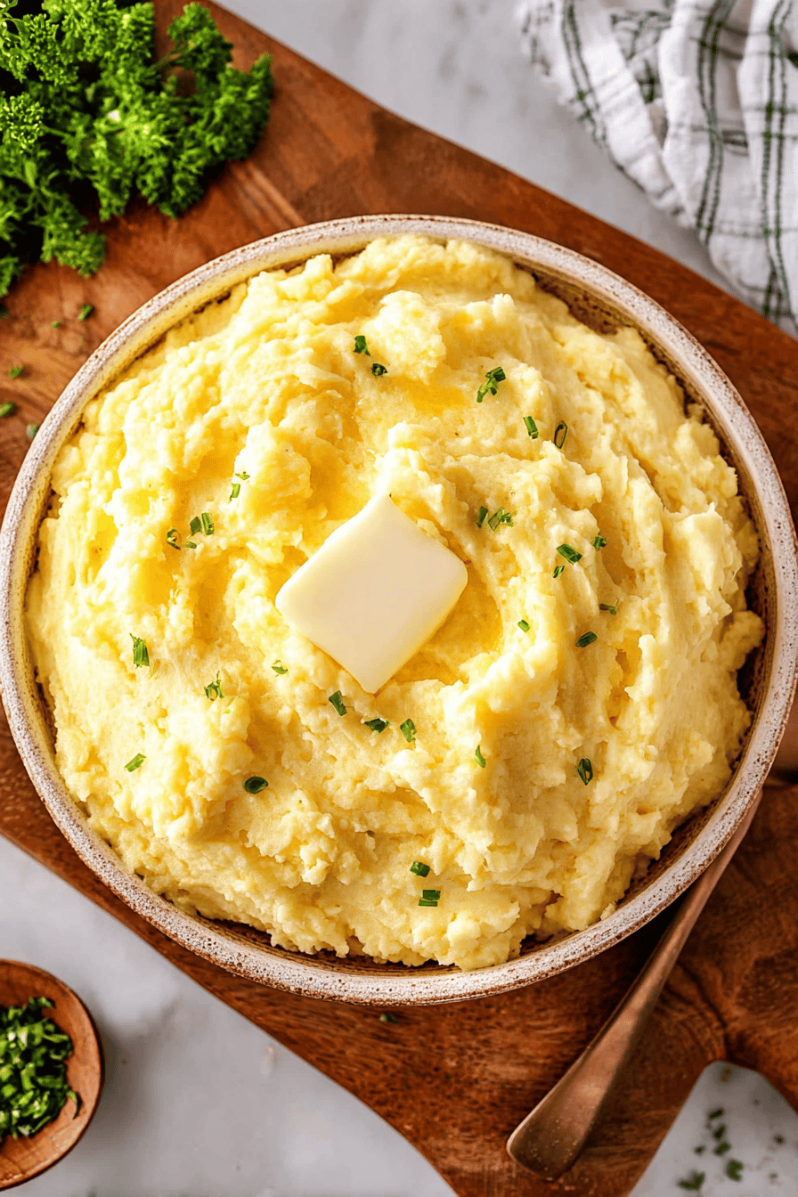 Creamy Yukon Gold Mashed Potatoes Delight