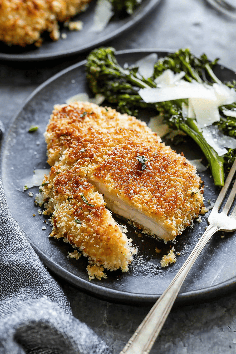 Crispy Baked Parmesan Chicken Delight