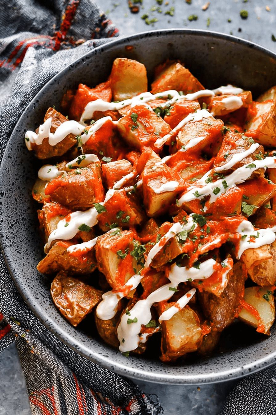 Crispy Barcelona-Style Patatas Bravas Recipe