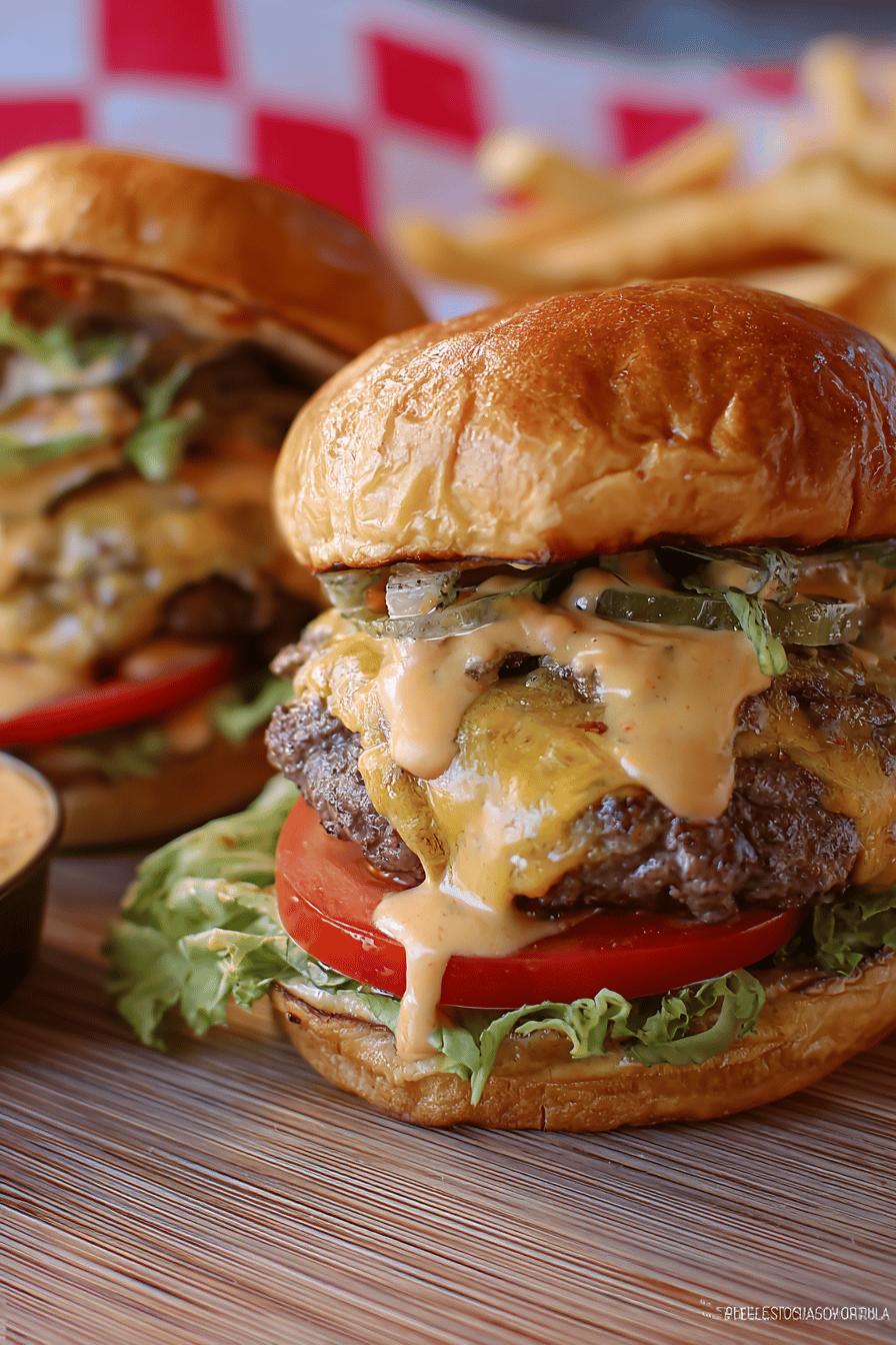 Crispy Juicy Smash Burgers with Secret Sauce