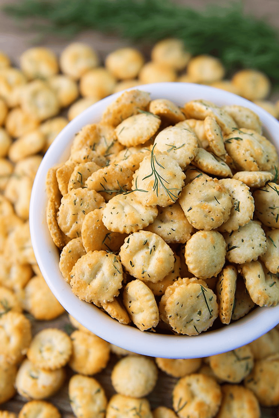Dill Oyster Crackers: Versatile Snack and Topping