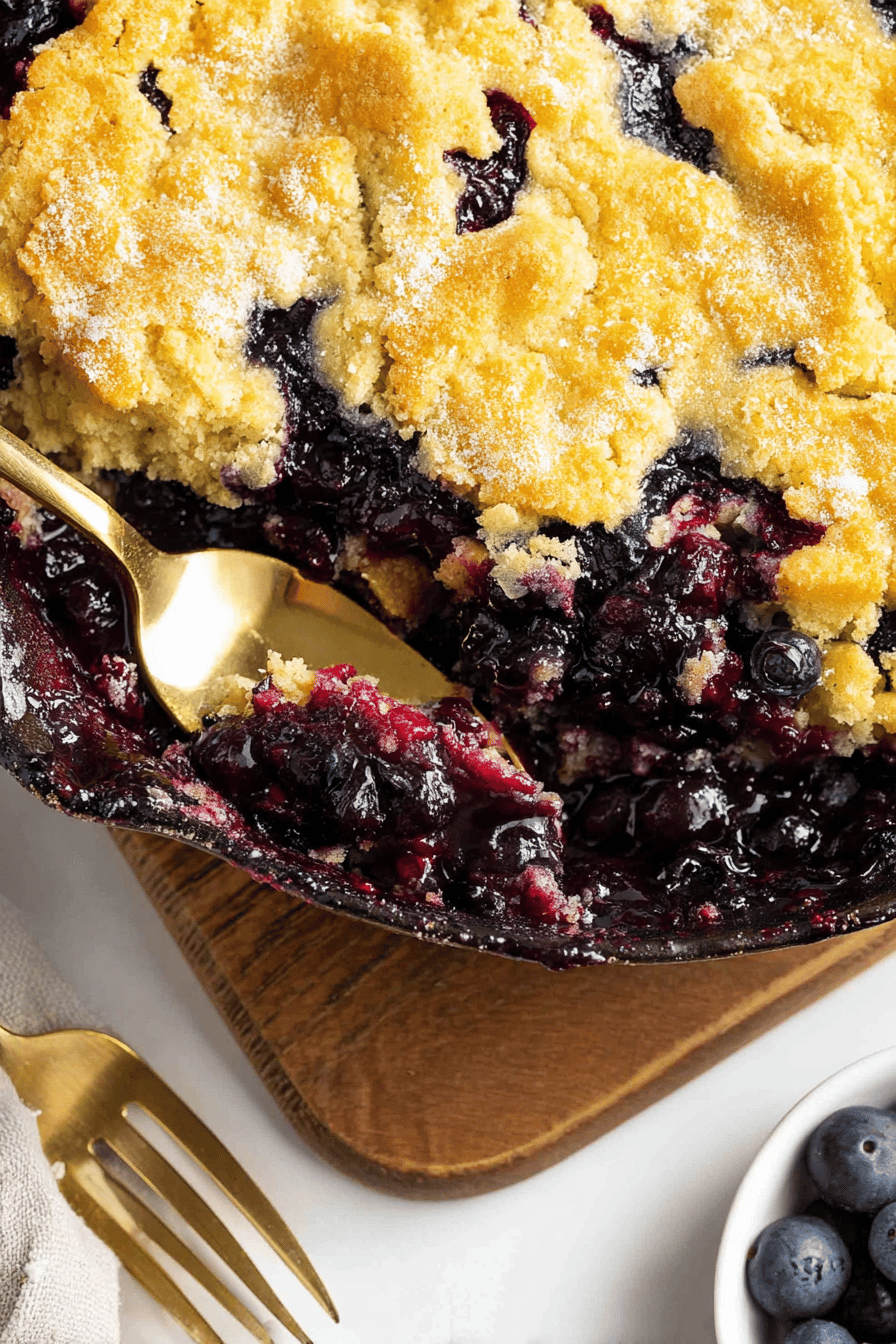 Easy Blueberry Dump Cake Delight