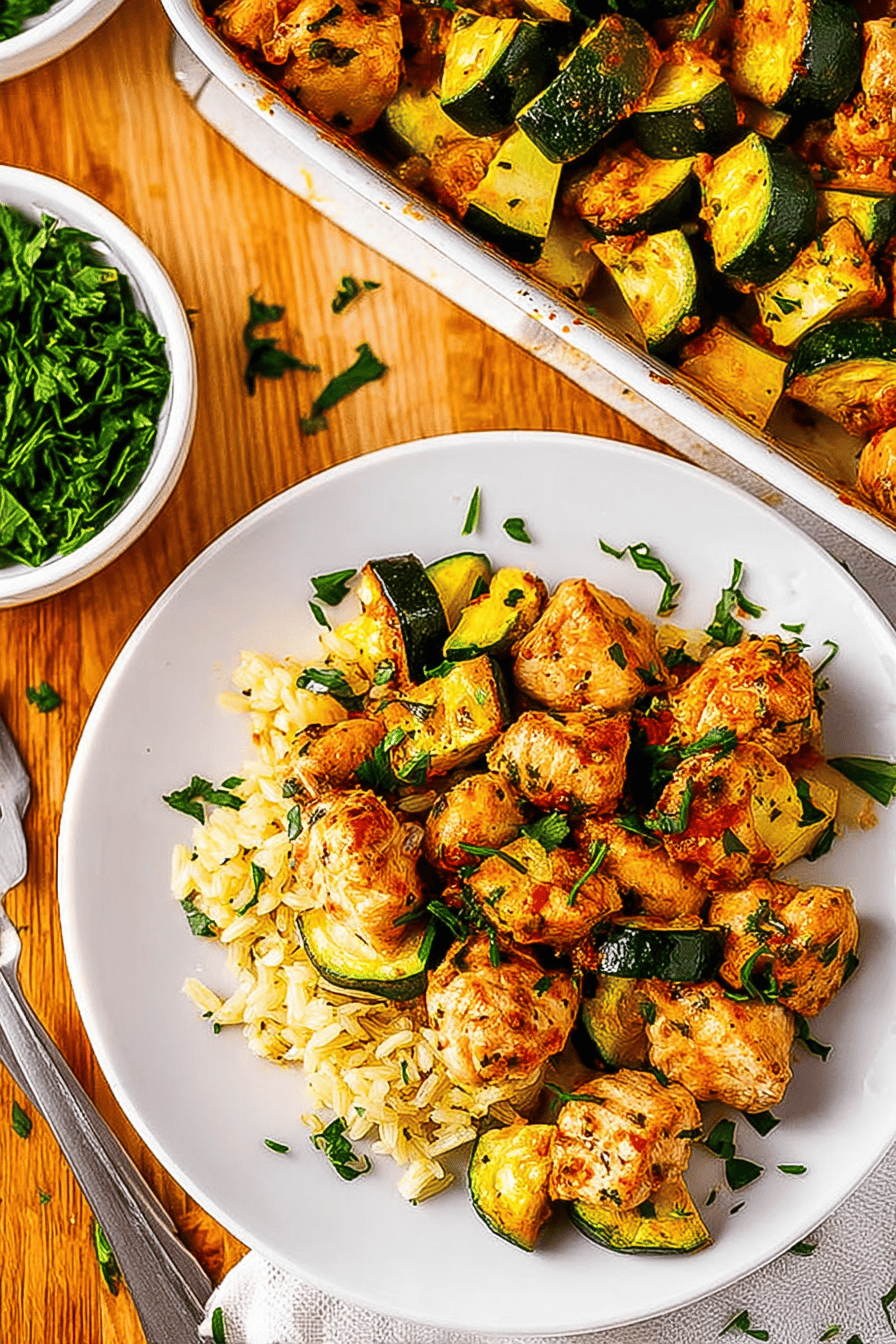 Easy Chicken Zucchini Bake One-Dish Wonder