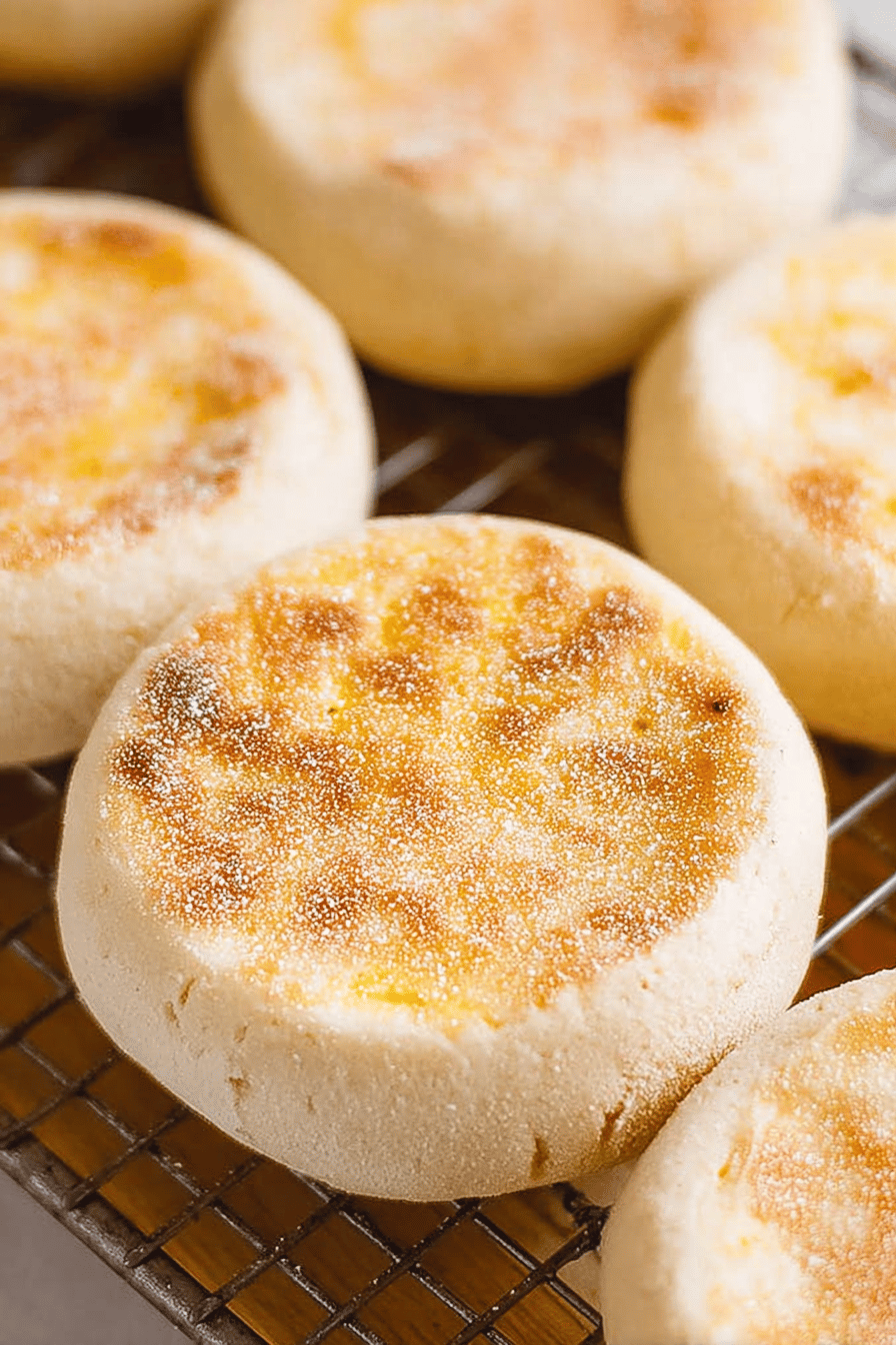 Easy Homemade English Muffins with Perfect Crannies