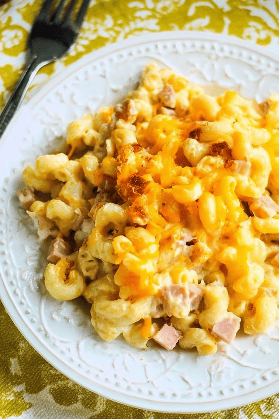 Easy Instant Pot Ham and Cheese Macaroni