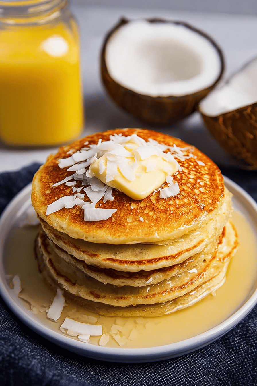 Fluffy Coconut Pancakes for Breakfast Bliss