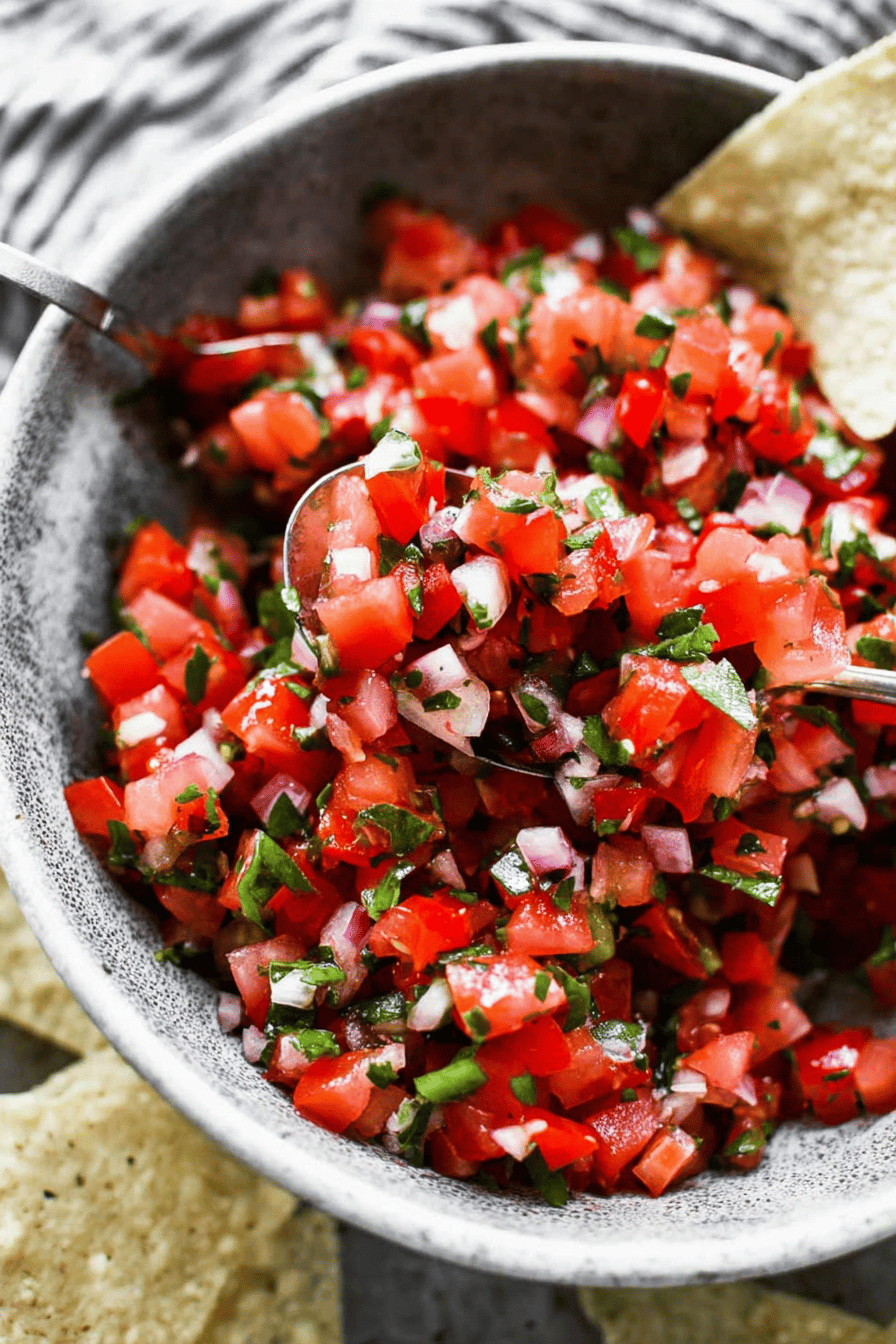 Fresh Pico de Gallo in 10 Minutes