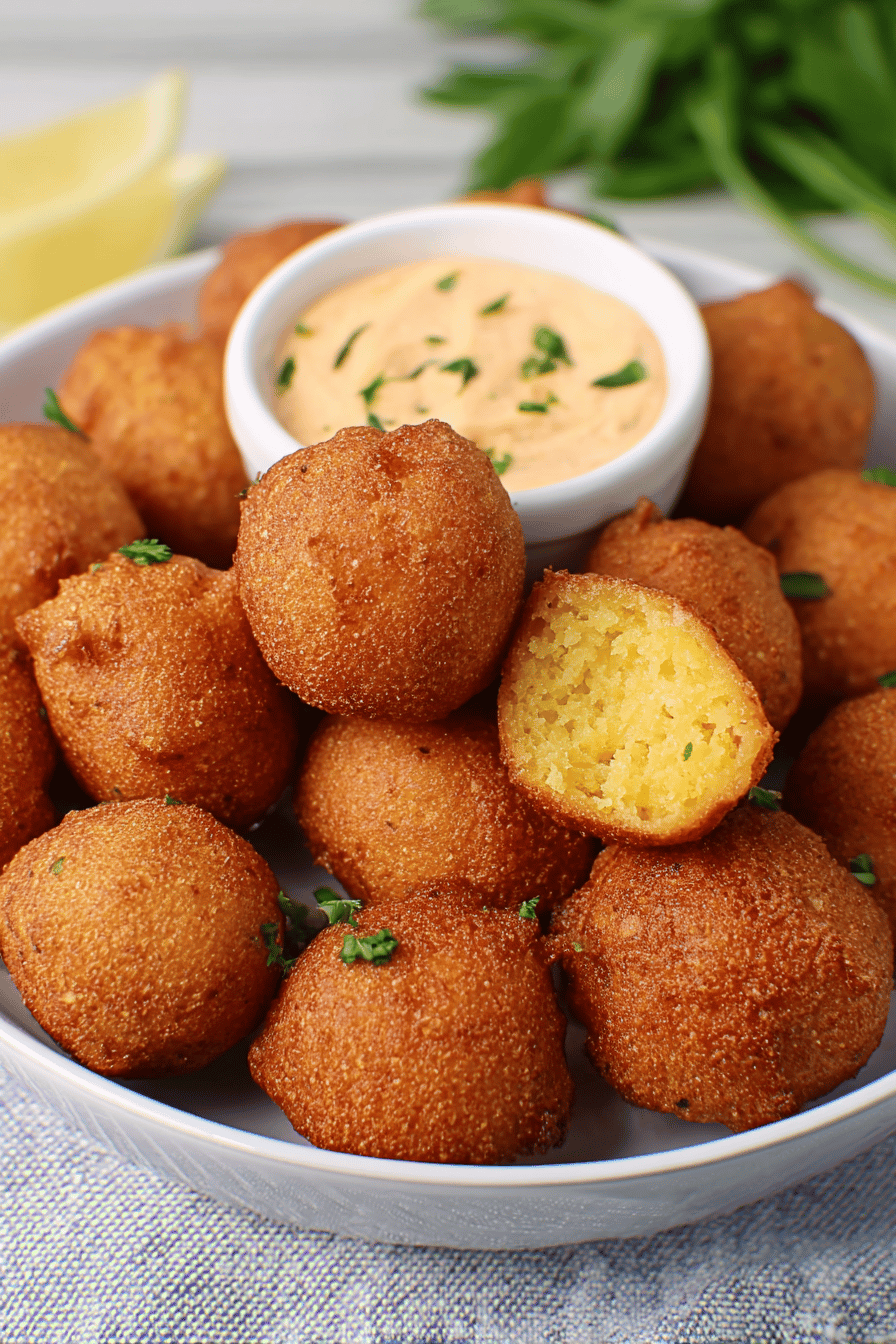 Golden Crispy Buttermilk Hush Puppies Recipe