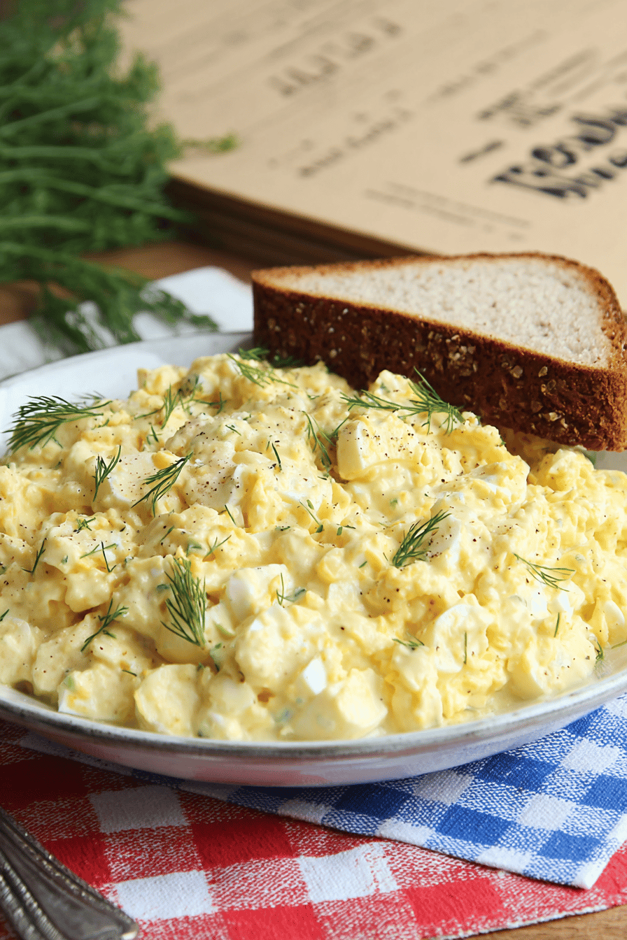 Grandma Barb's Perfectly Seasoned Chunky Egg Salad Sandwich