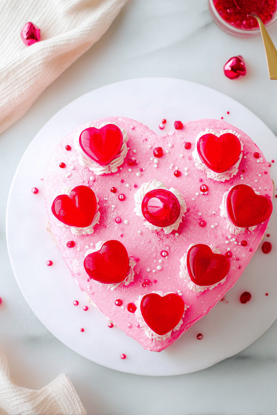 Heart-Shaped Cake Hack Without Special Pans