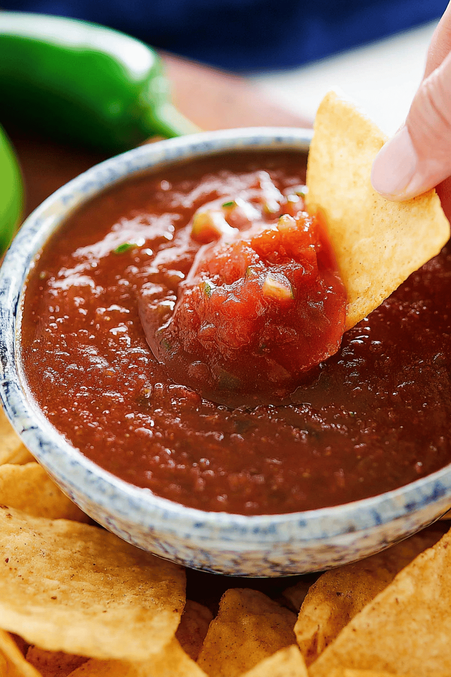 Homemade Chili’s Copycat Salsa Recipe