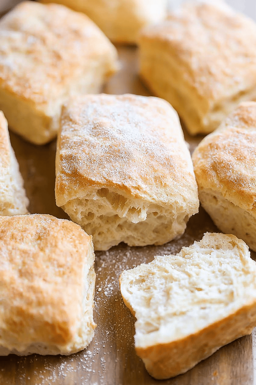 Homemade Ciabatta Rolls in Hours