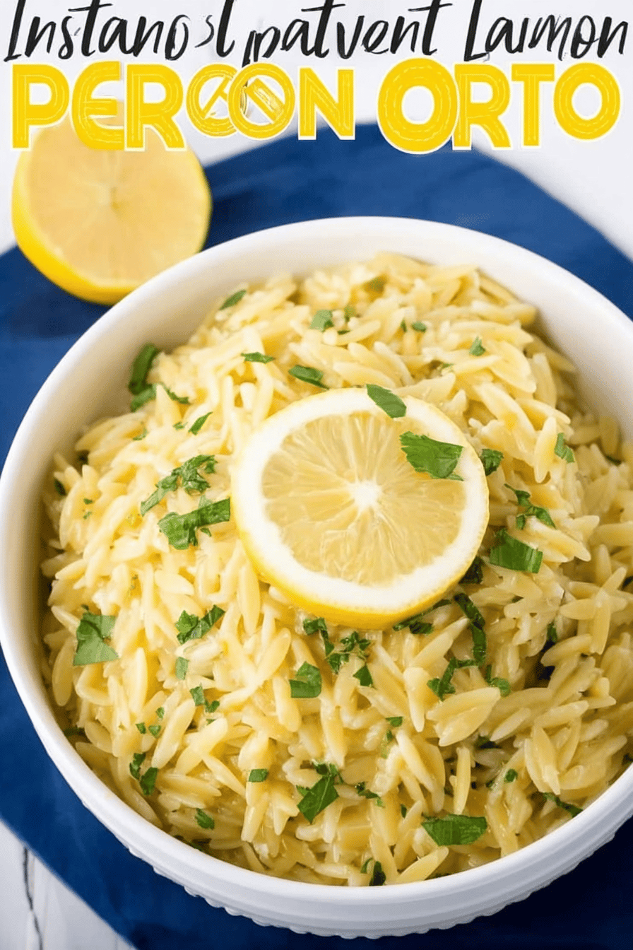 Lemon Parmesan Orzo with Peas and Butter