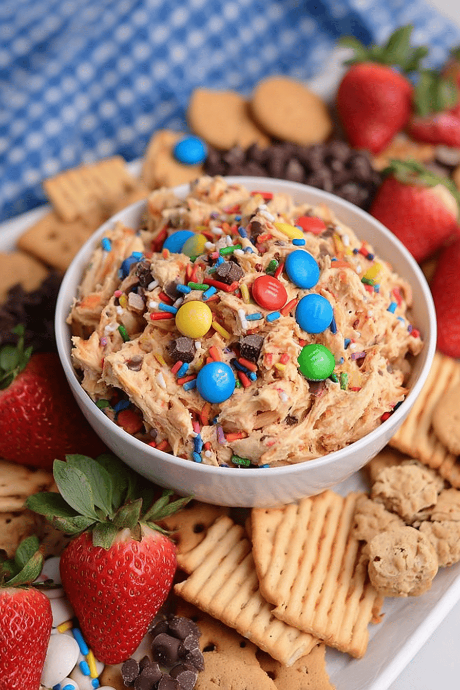 No-Bake Monster Cookie Dip Delight