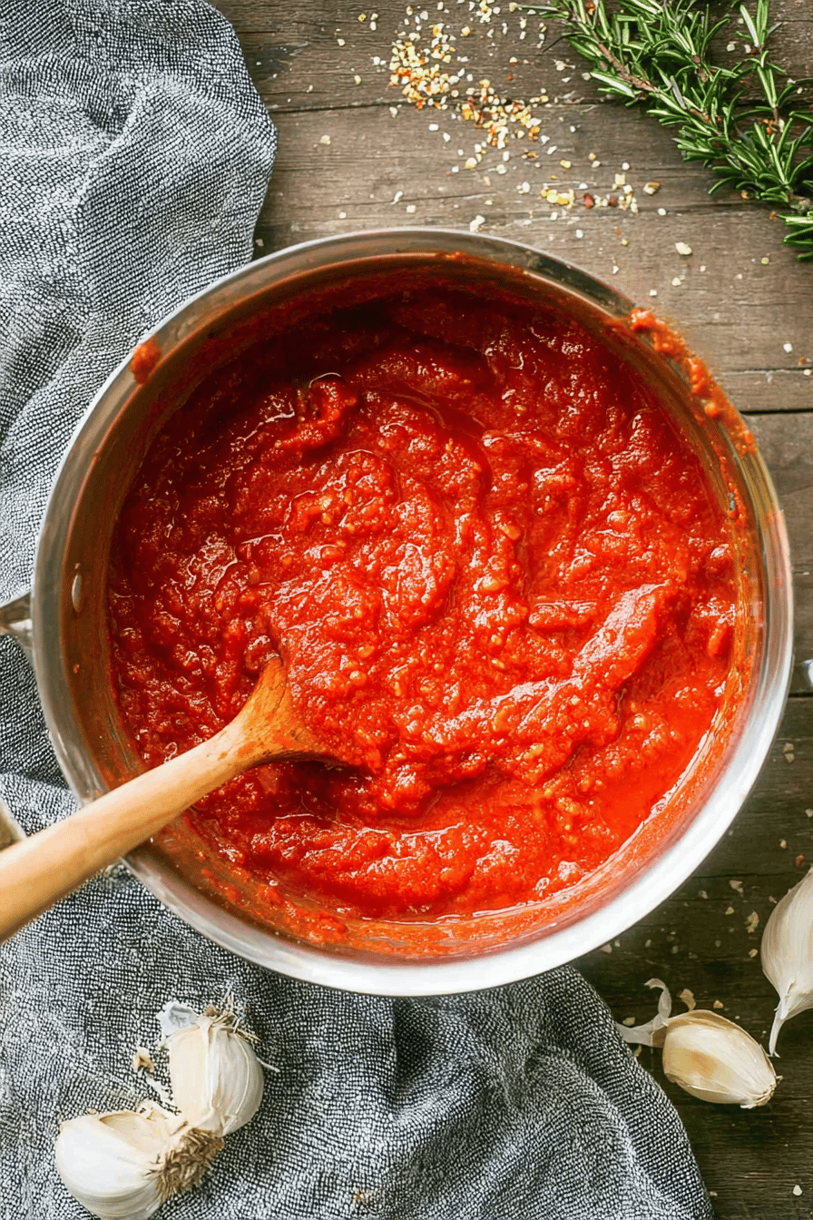 Quick 6-Ingredient Marinara Sauce Recipe