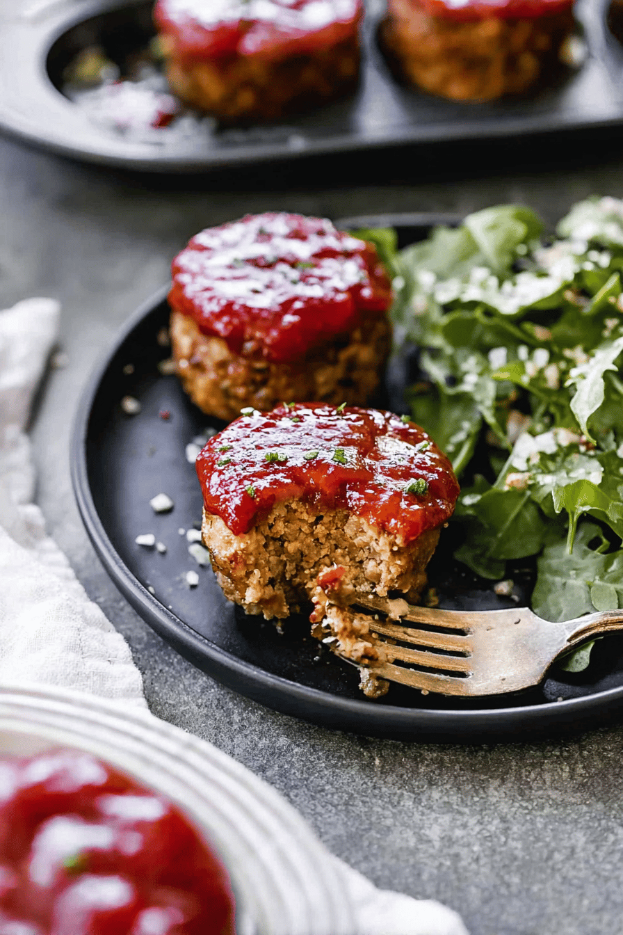 Quick Mini Meatloaf Muffins with Beef or Turkey