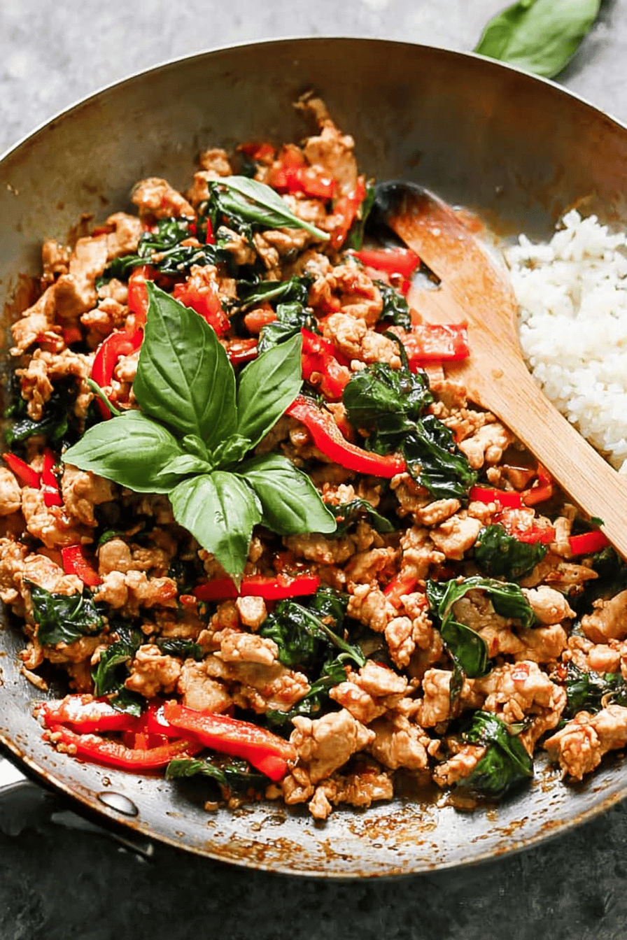Quick Thai Basil Chicken Stir-Fry in 30 Minutes