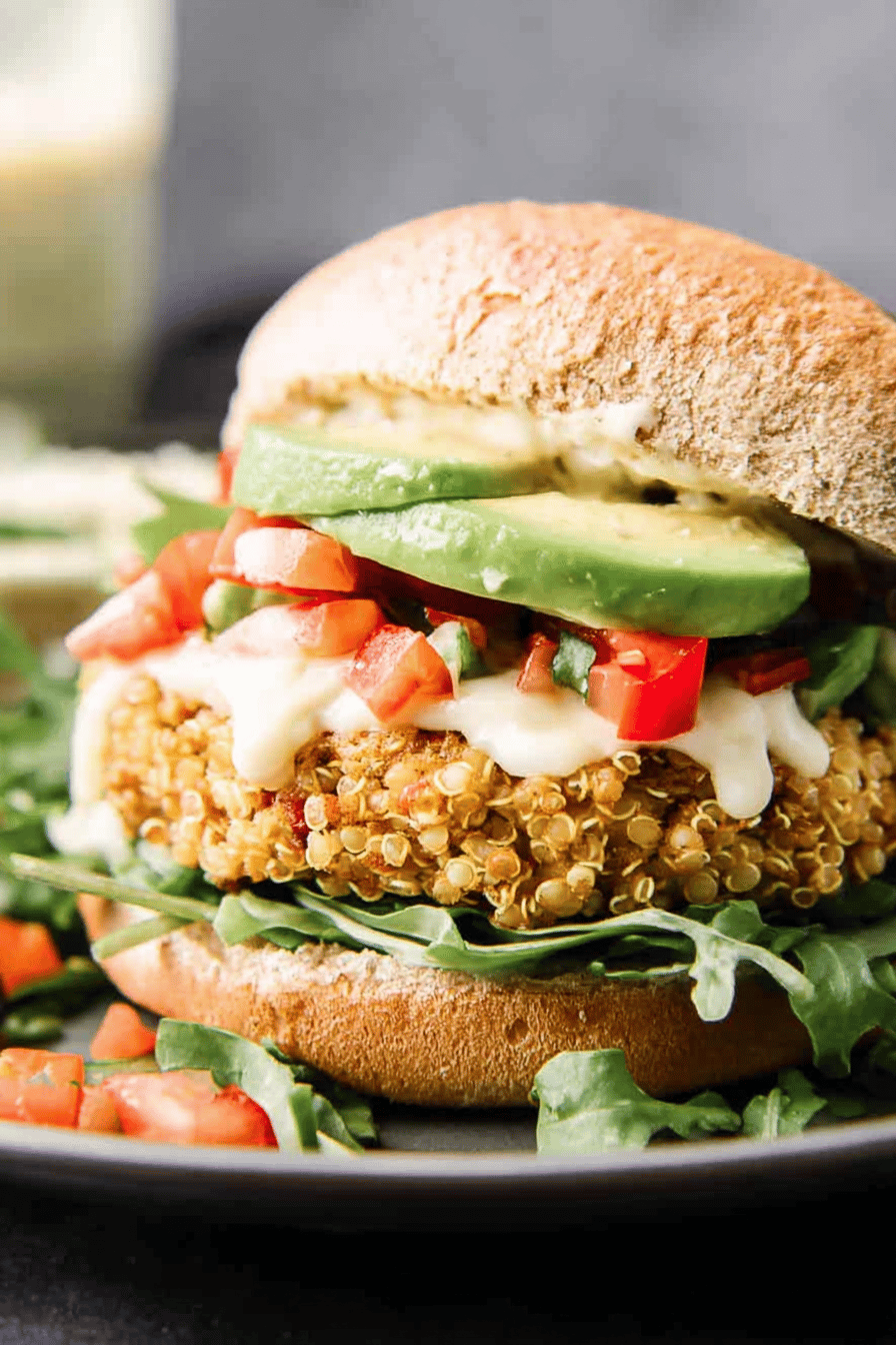 Savory Protein-Packed Quinoa Burger Recipe