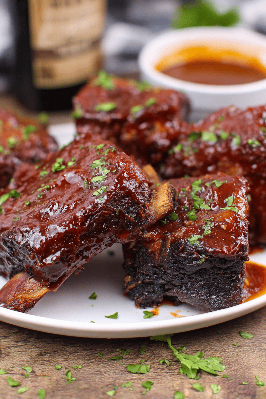 Slow-Cooked Sticky BBQ Ribs with Smoky Rub
