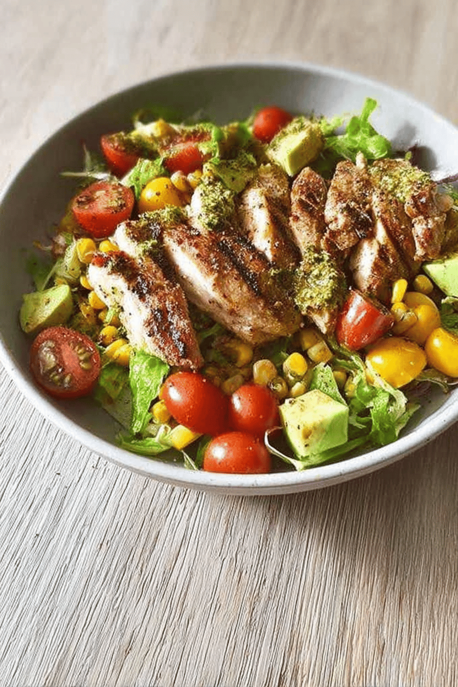Smoky Summer Chicken Salad with Peaches