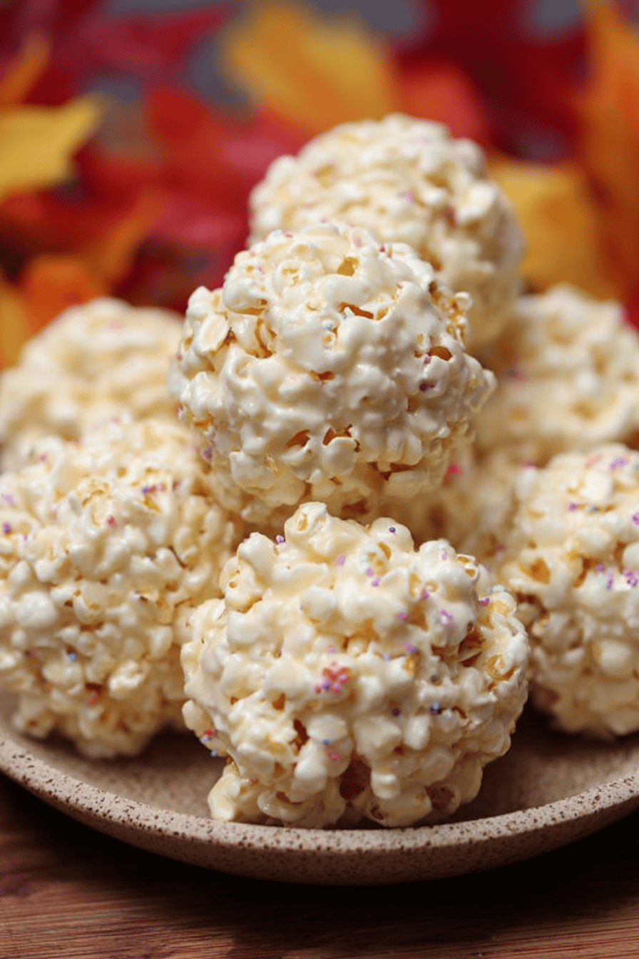 Soft Chewy Marshmallow Popcorn Balls Recipe
