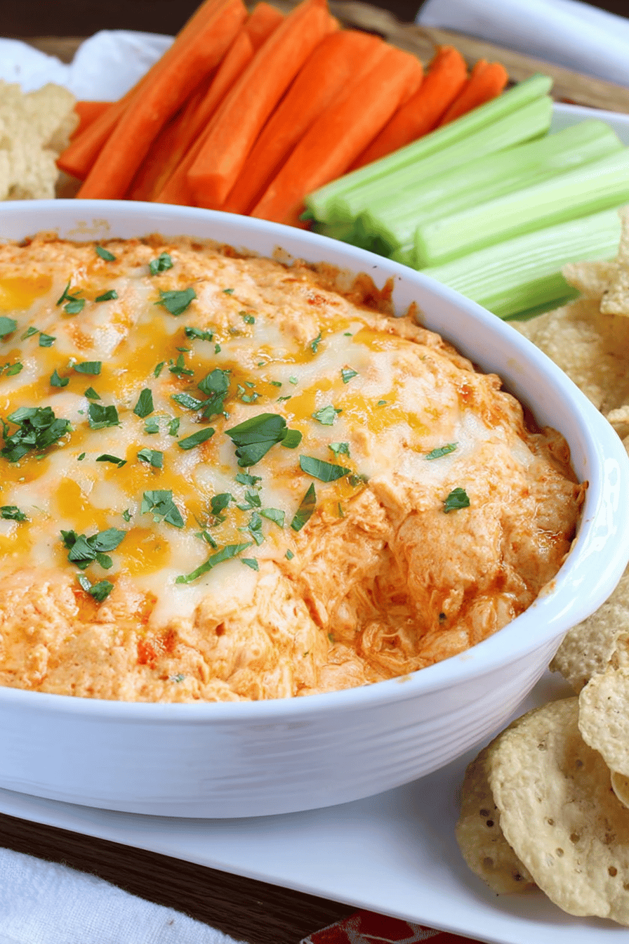 Spicy Cheesy Buffalo Chicken Dip Recipe