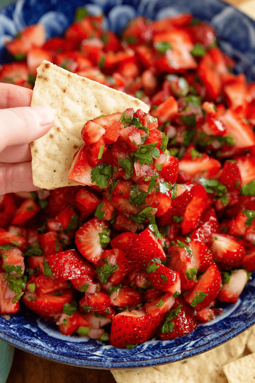 Spicy Strawberry Jalapeño Salsa