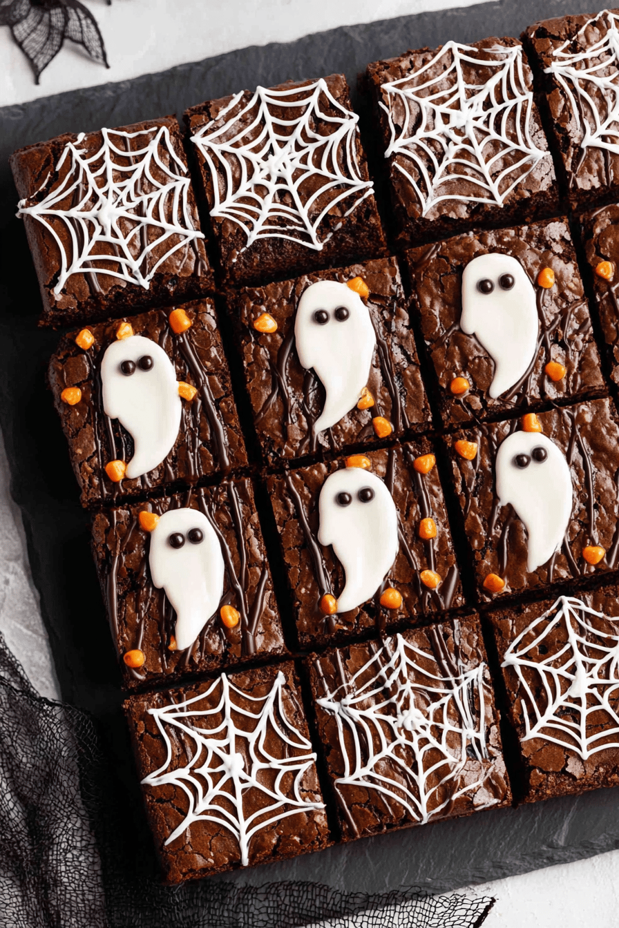 Spooky Halloween Brownie Bites